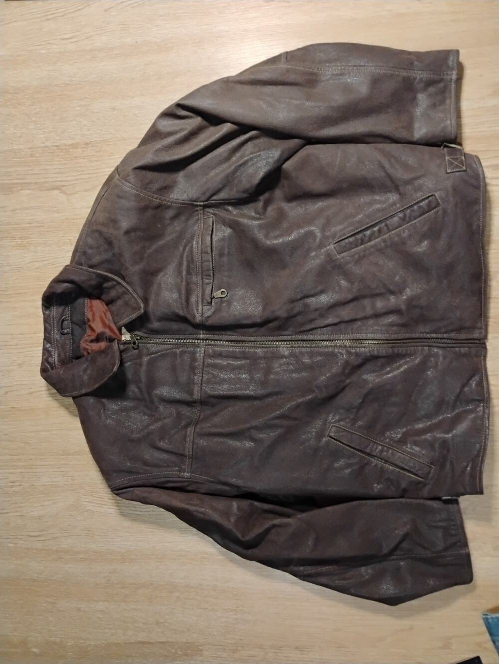 MENS GEORGETOWN LEATHER DESIGN VINTAGE Brown LEATHER Medium